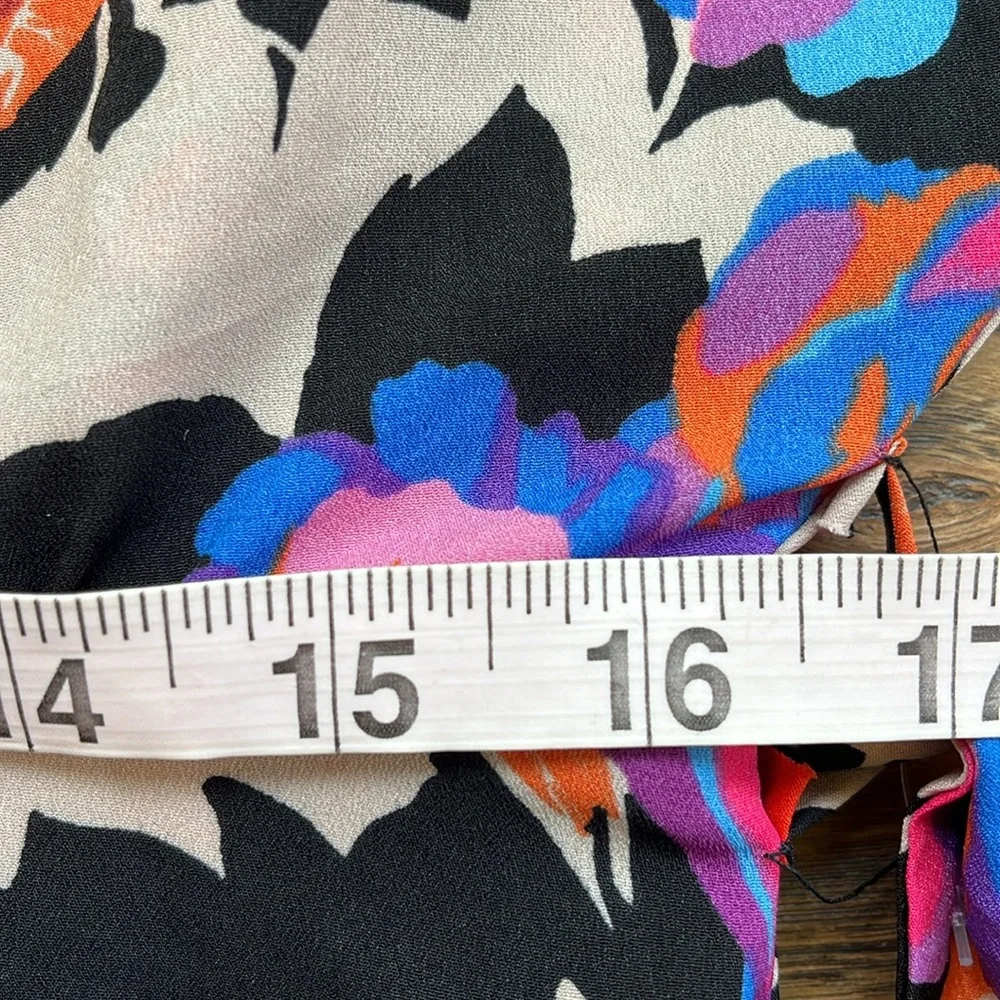 NEW! Topshop floral belted midi dress size 10
